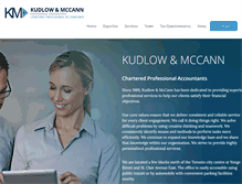 Tablet Screenshot of kudlowmccann.com